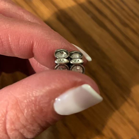 Kay Jewelers Charmed Memories Michael Anthony Two Sterling Silver Crystal Charms - Picture 8 of 12